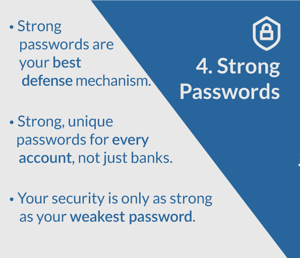 Identity theft prevention and password protection.