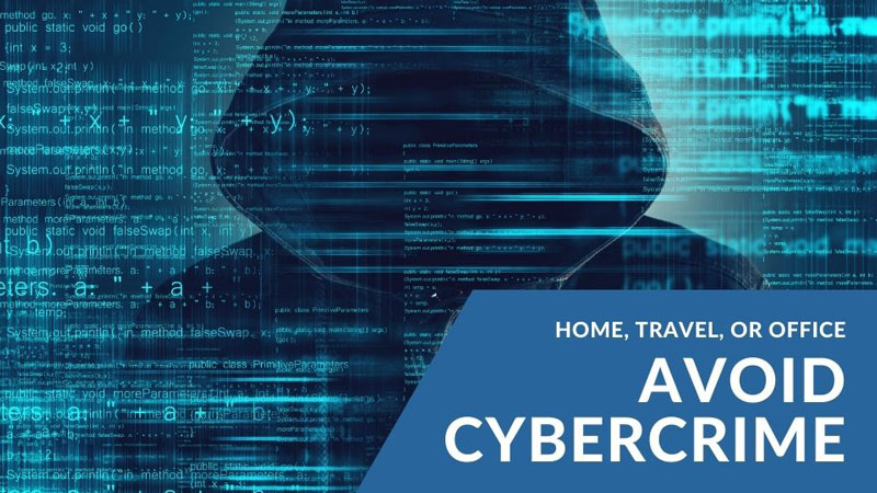 Prevention of cybercrime at home, while traveling, or in the office.