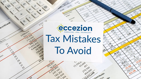 Tax mistakes to avoid