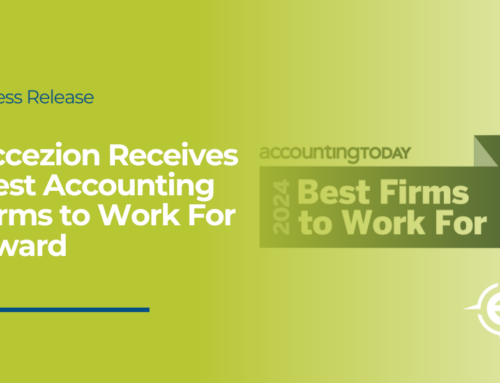 Eccezion Receives Best Accounting Firms to Work For Award