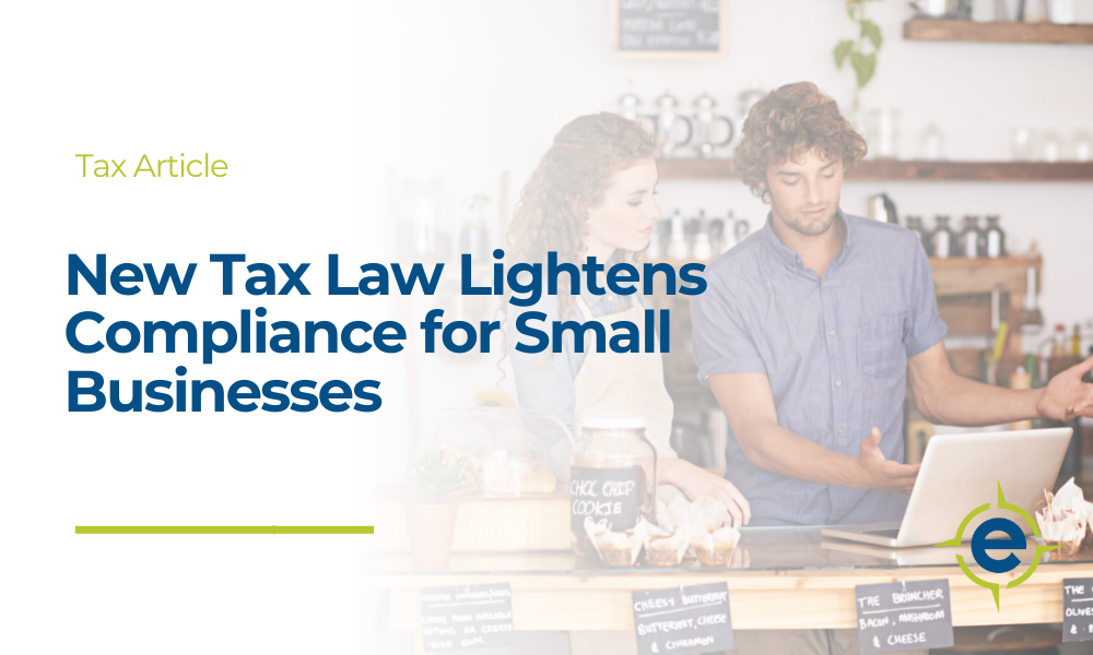 New Tax Law lightens compliance for small businesses