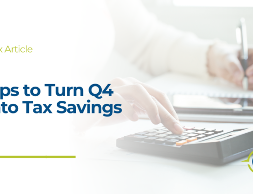 Tips To Turn Q4 Into Tax Savings