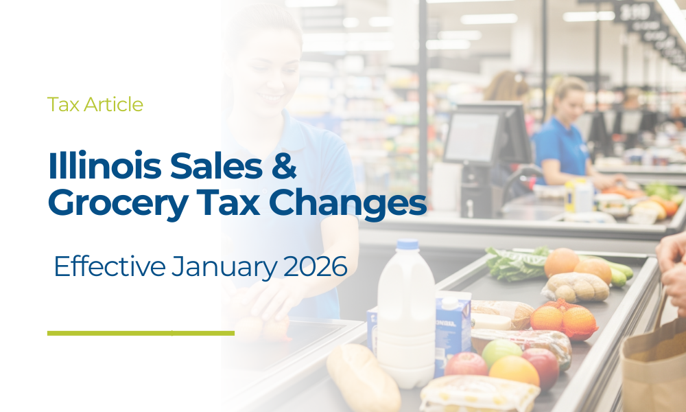 Illinois Sales and Grocery Tax Changes 2026