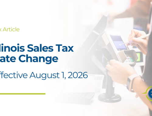 Illinois Sales Tax Rate Change 2026