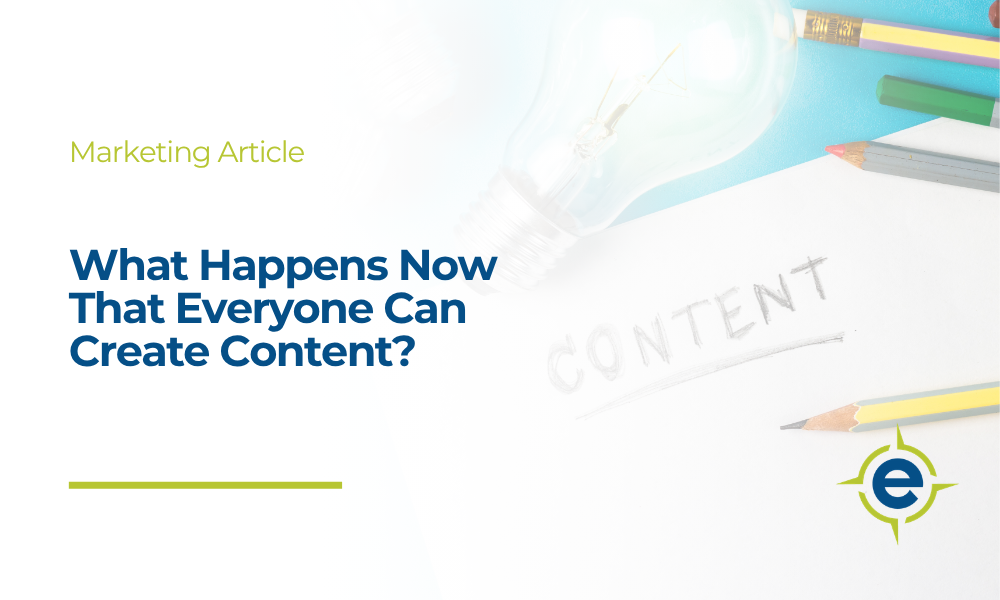 What Happens Now That Everyone Can Create Content?